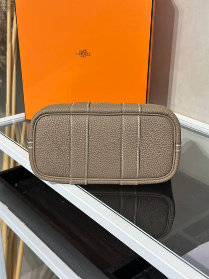 HERMES Mini Garden Party  - Etoupe 18 大象灰 G