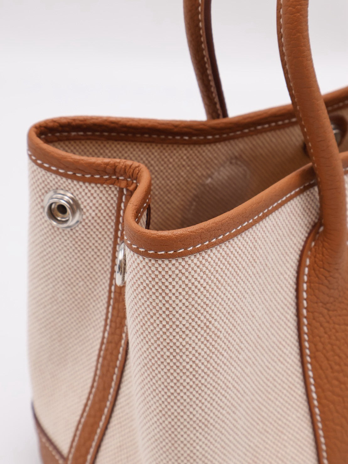 HERMES Mini Garden Party  - Gold 37 帆布金棕 G