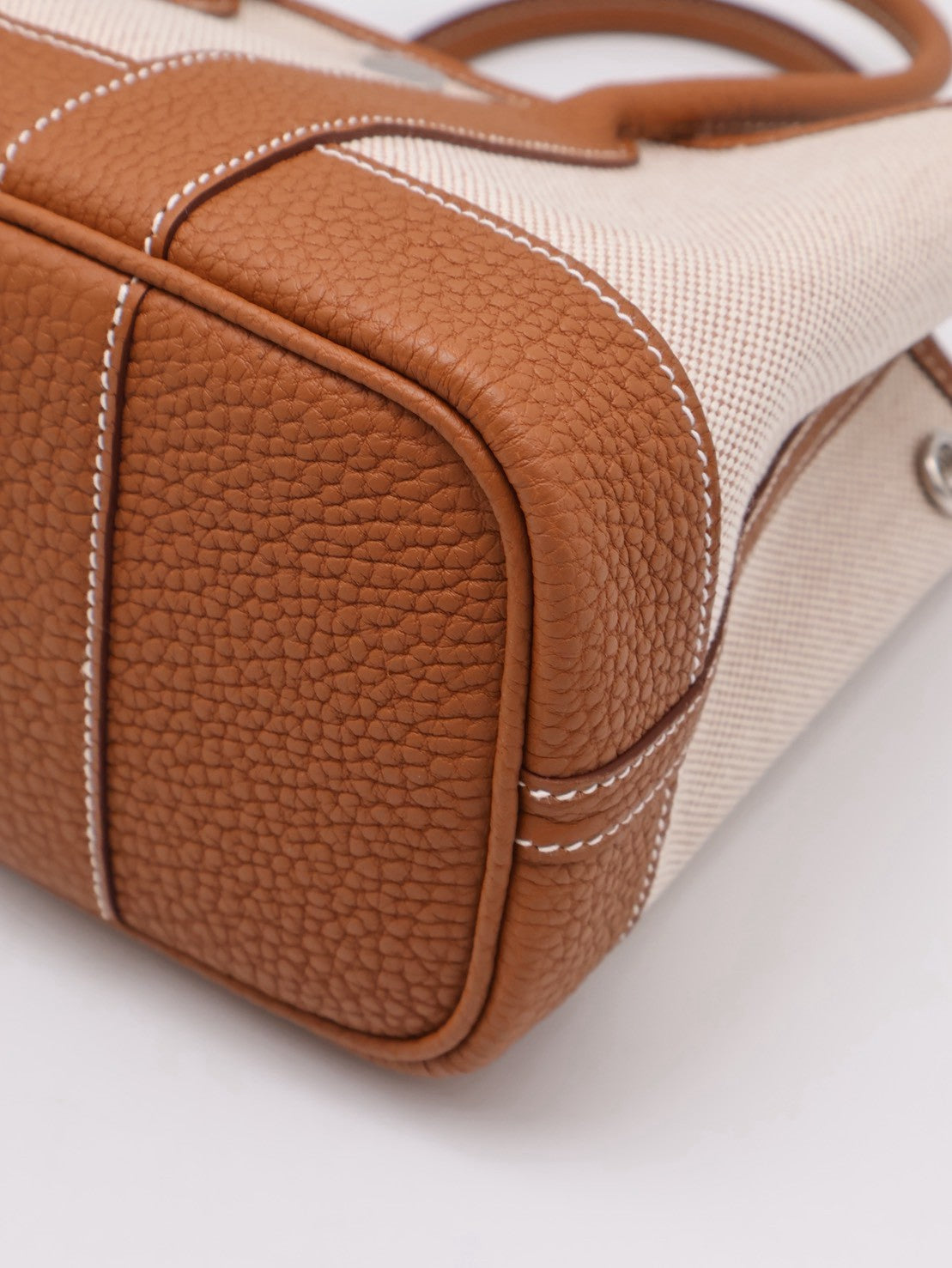 HERMES Mini Garden Party  - Gold 37 帆布金棕 G