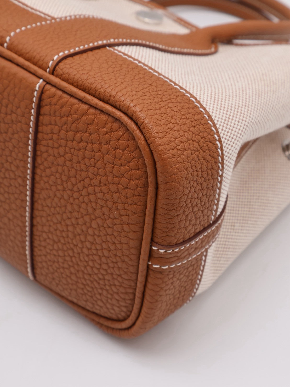 HERMES Mini Garden Party  - Gold 37 帆布金棕 G