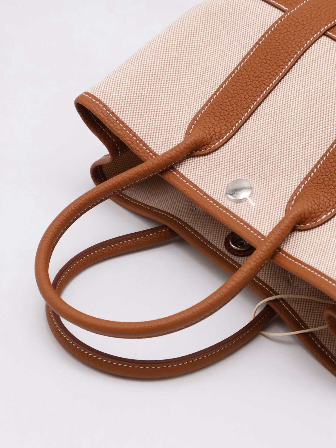 HERMES Mini Garden Party  - Gold 37 帆布金棕 G