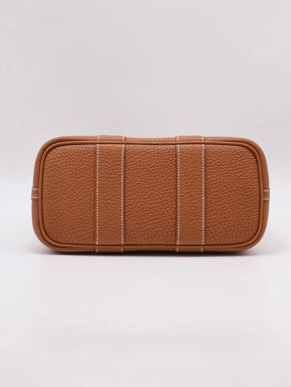 HERMES Mini Garden Party  - Gold 37 帆布金棕 G