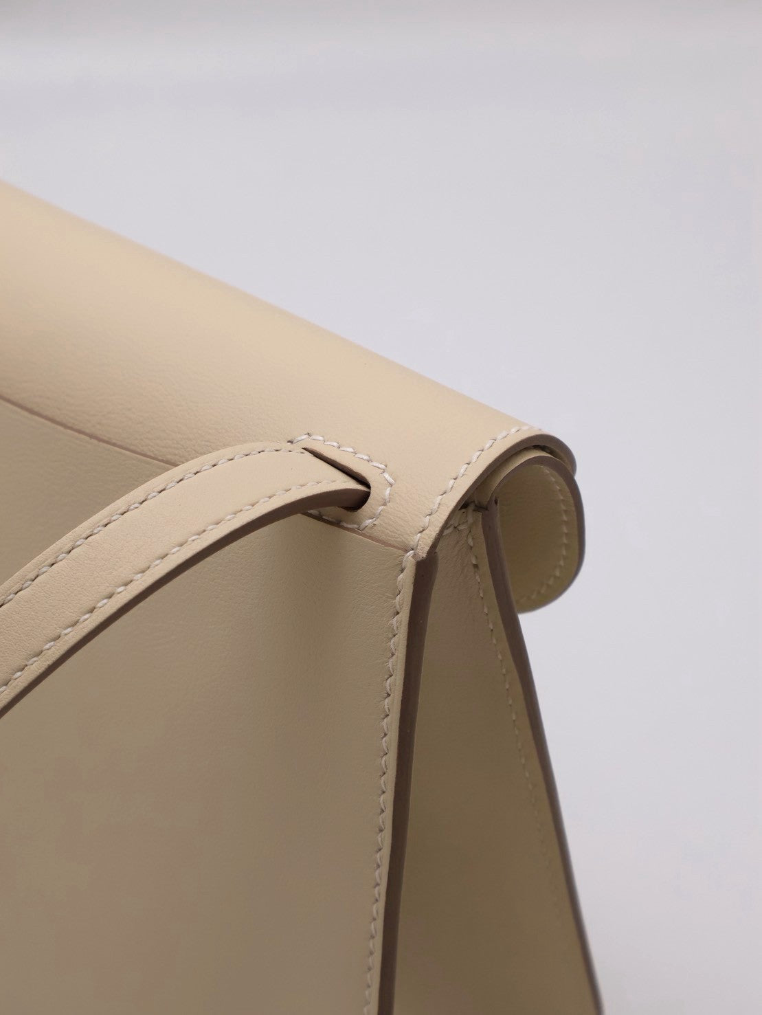 HERMES Halzan Mini - Craie 10 奶昔白銀 G