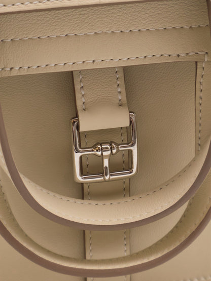 HERMES Halzan Mini - Craie 10 奶昔白銀 G