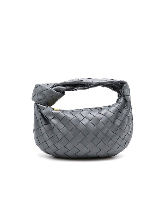 BOTTEGA VENETA Mini jodie和尚包 - 深灰藍