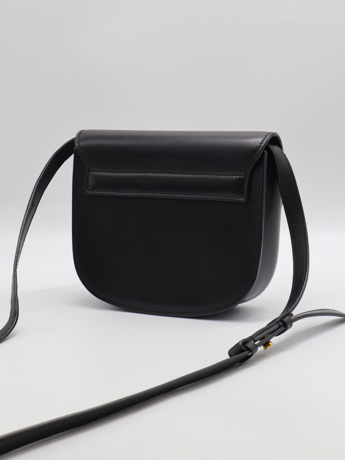 YSL Kaia馬鞍包 - Mini黑金