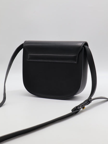YSL Kaia馬鞍包 - Mini黑金