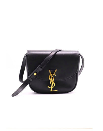 YSL Kaia馬鞍包 - Mini黑金