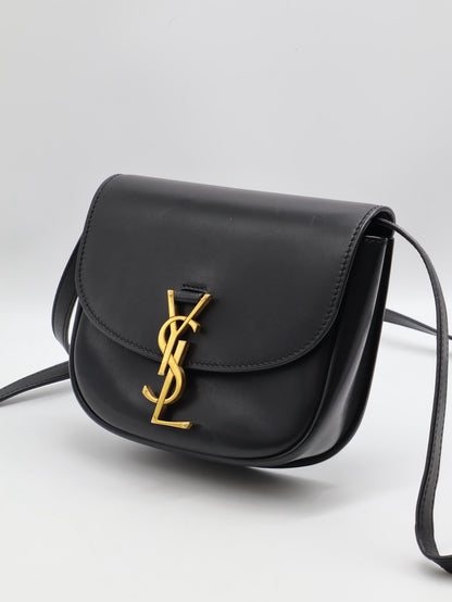 YSL Kaia馬鞍包 - Mini黑金