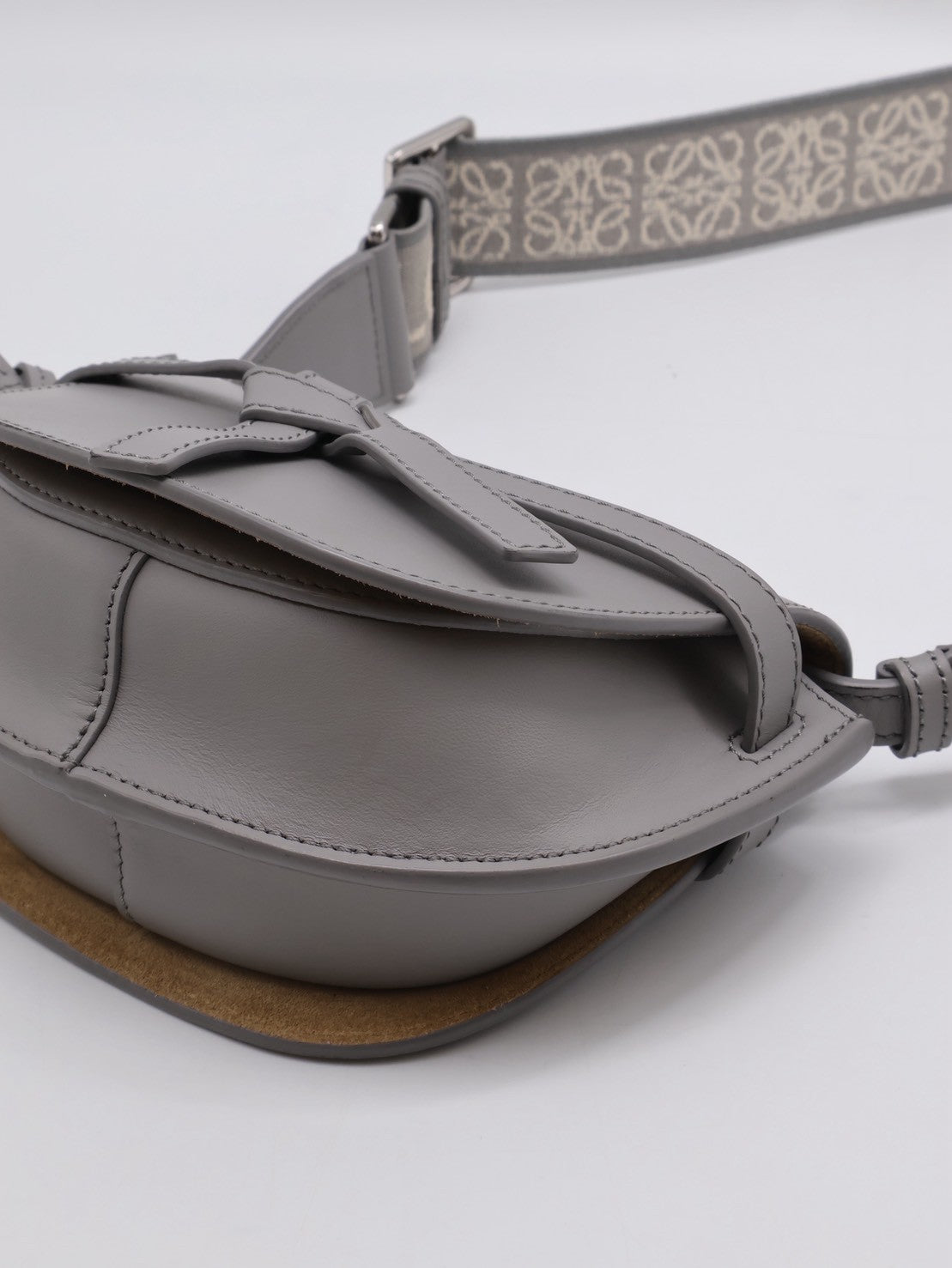 LOEWE Gate Dual馬鞍包 - Mini灰