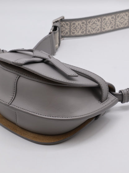 LOEWE Gate Dual馬鞍包 - Mini灰
