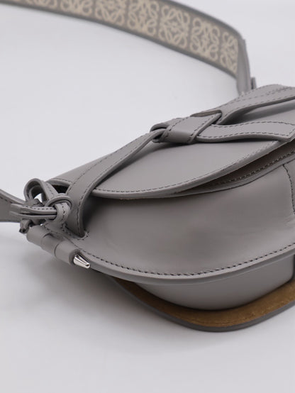 LOEWE Gate Dual馬鞍包 - Mini灰