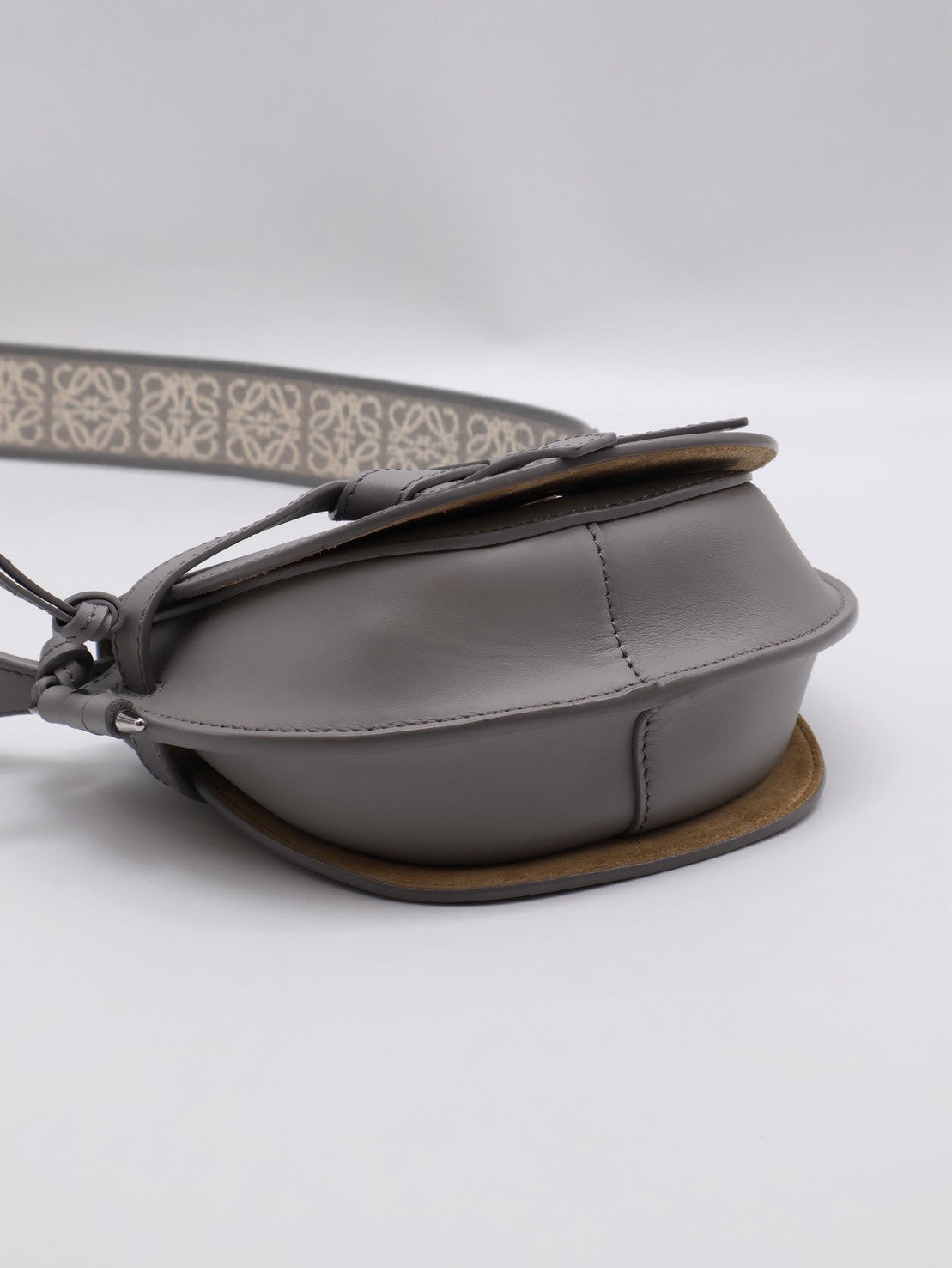 LOEWE Gate Dual馬鞍包 - Mini灰