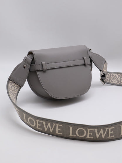 LOEWE Gate Dual馬鞍包 - Mini灰