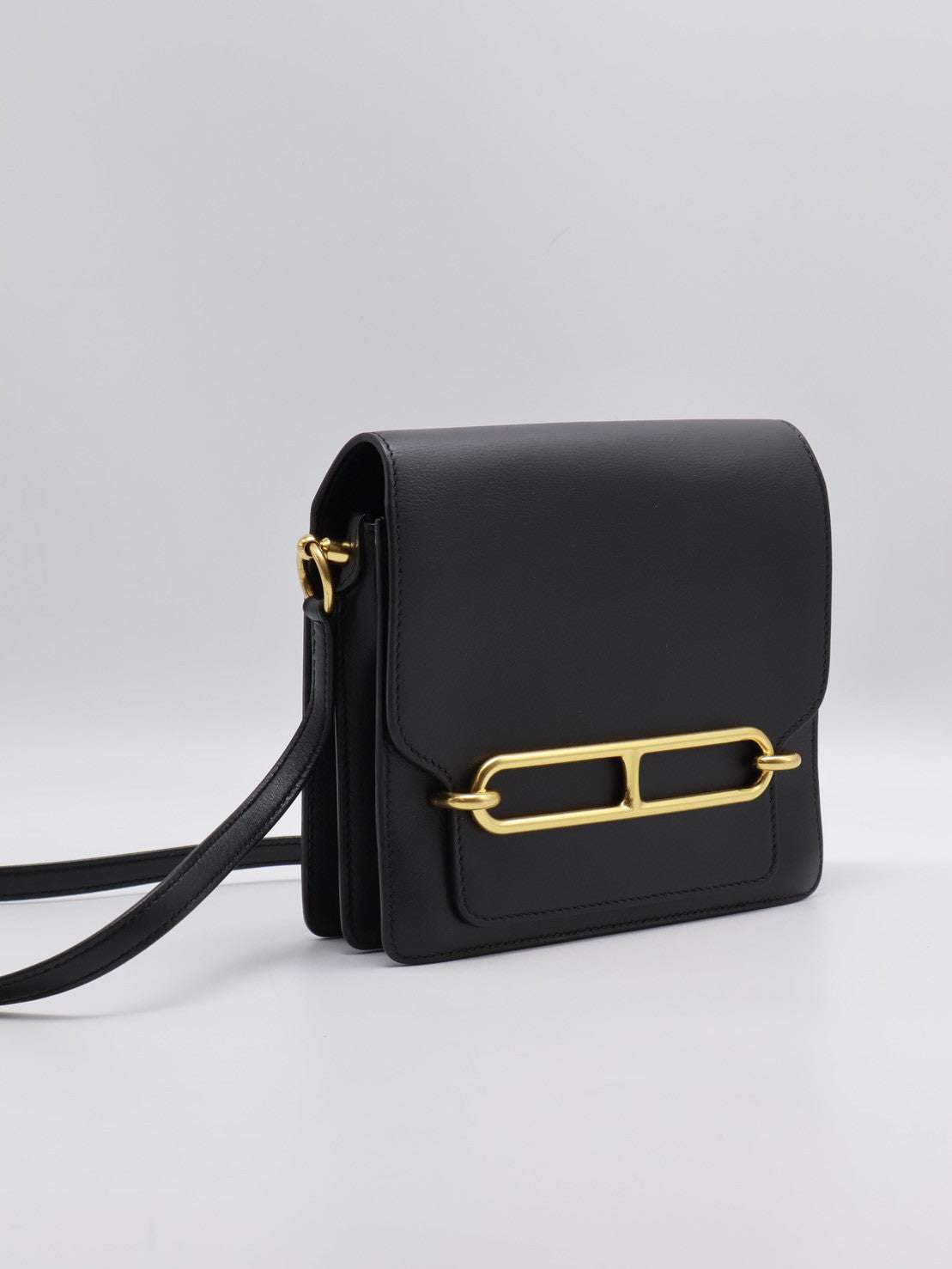 HERMES Mini roulis - 黑金 C