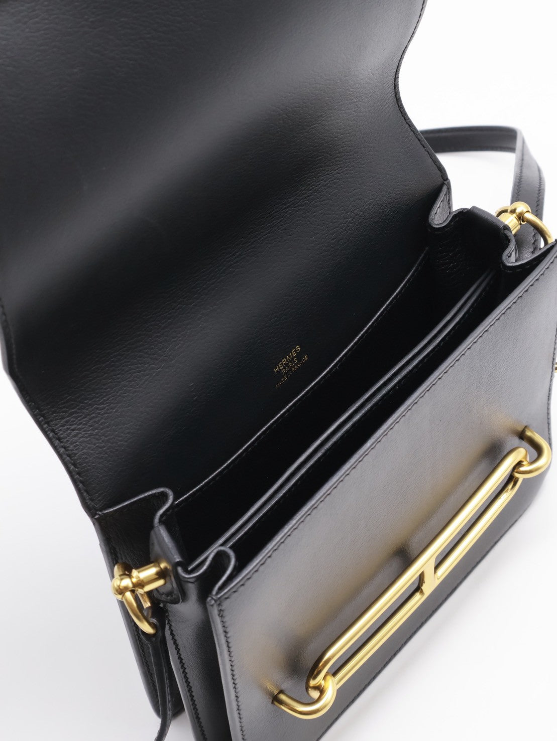 HERMES Mini roulis - 黑金 C