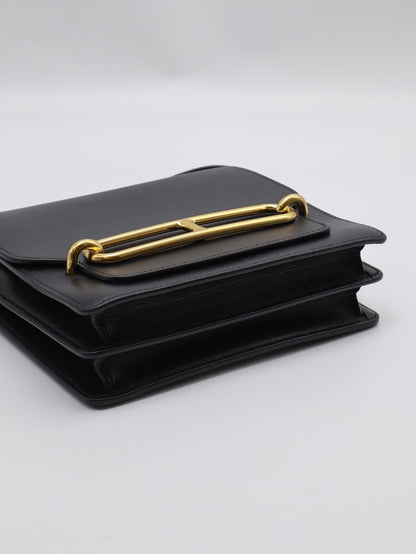 HERMES Mini roulis - 黑金 C