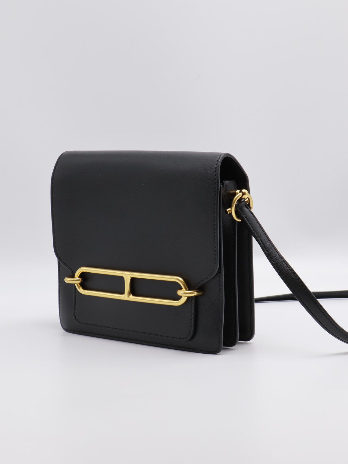 HERMES Mini roulis - 黑金 C