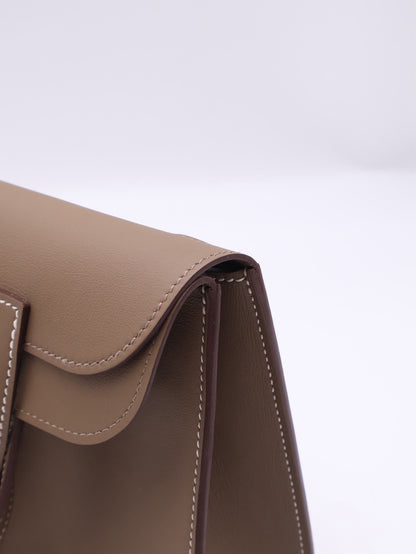 HERMES Halzan Mini - Etoupe 18 大象灰銀 K