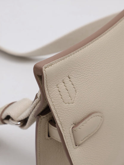 HERMES Jypsiere Mini - Beton 8L 冰川白銀 B