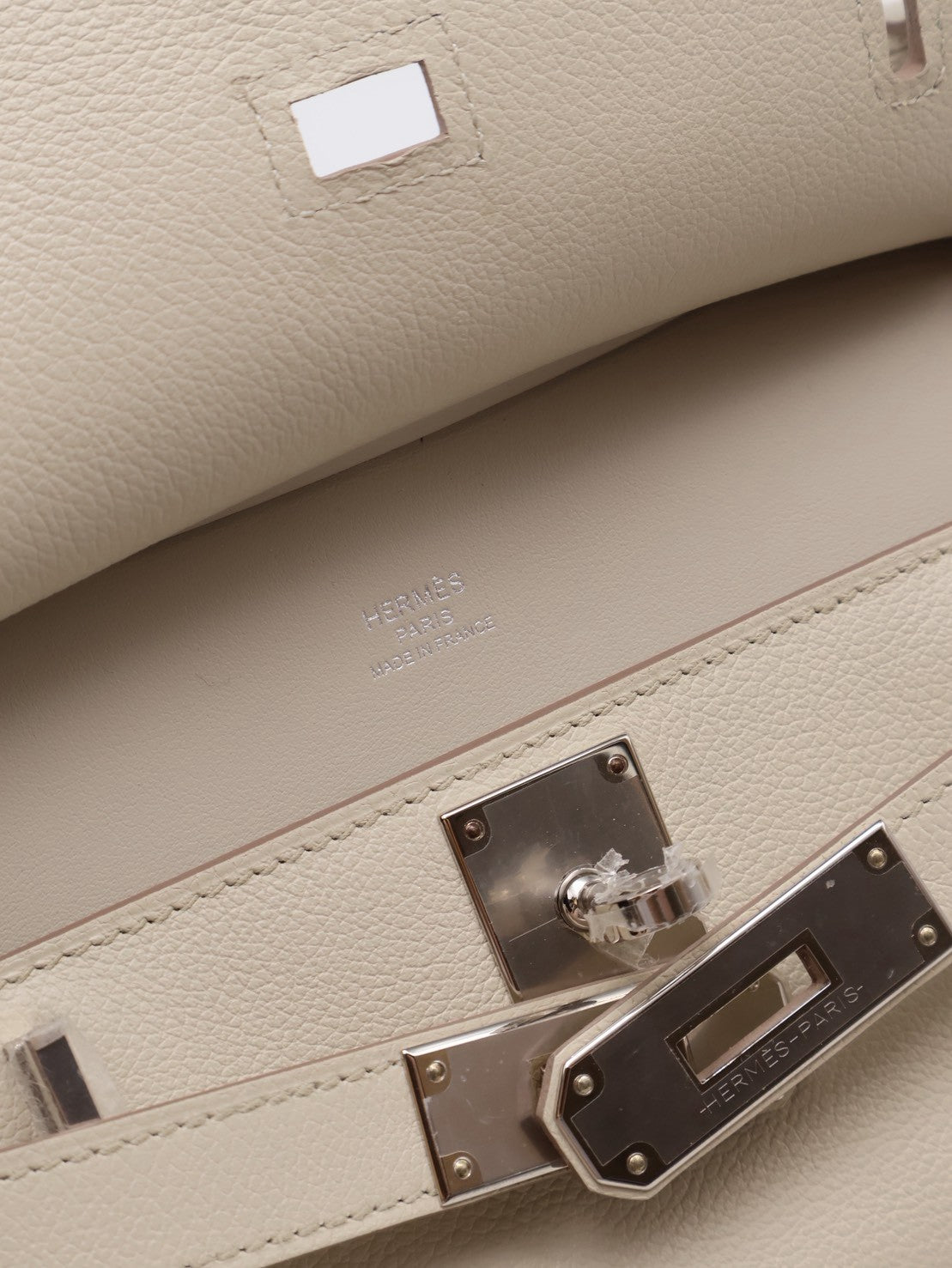 HERMES Jypsiere Mini - Beton 8L 冰川白銀 B