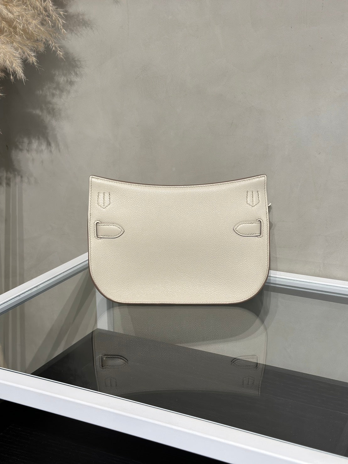 HERMES Jypsiere Mini - Beton 8L 冰川白銀 B