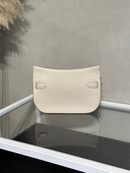 HERMES Jypsiere Mini - Beton 8L 冰川白銀 B