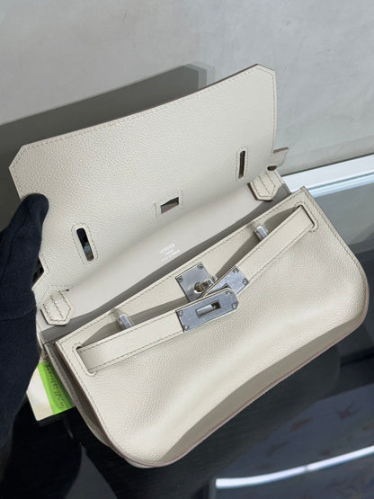 HERMES Jypsiere Mini - Beton 8L 冰川白銀 B