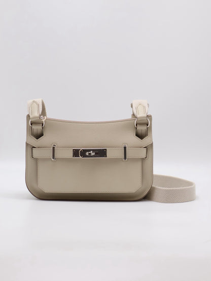 HERMES Jypsiere Mini - Beton 8L 冰川白銀 B