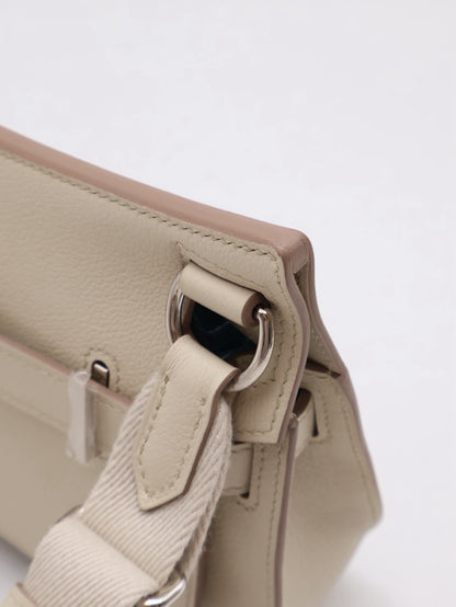 HERMES Jypsiere Mini - Beton 8L 冰川白銀 B