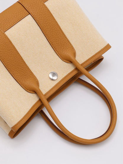 HERMES Mini Garden Party - Sesame 2S 帆布芝麻 G