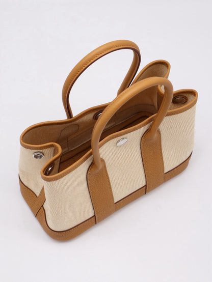 HERMES Mini Garden Party - Sesame 2S 帆布芝麻 G
