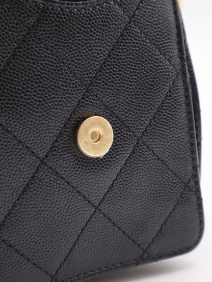 CHANEL 25 Mini Hobo Bag - 黑亮金