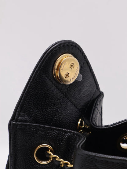 CHANEL 25 Mini Hobo Bag - 黑亮金