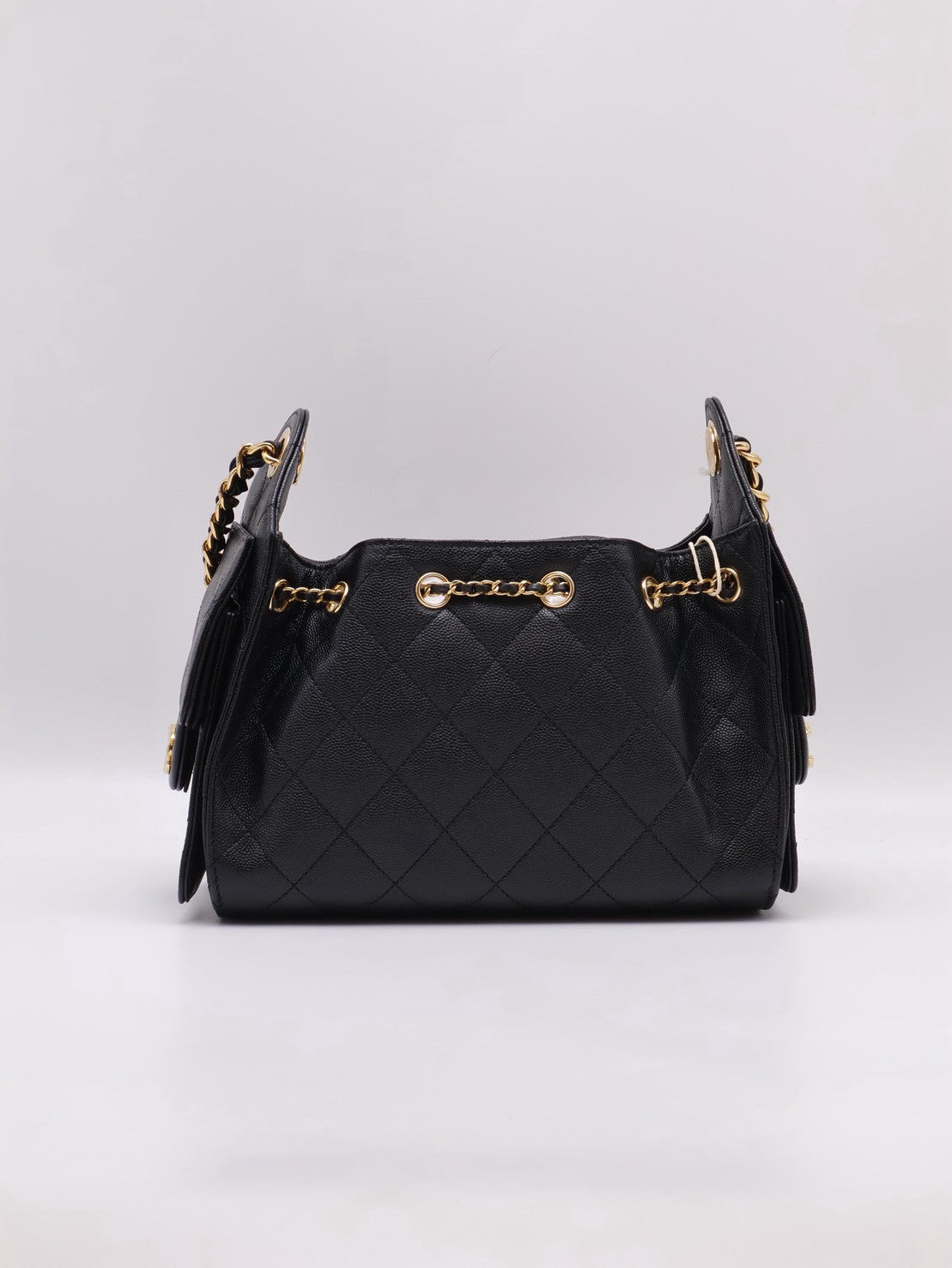 CHANEL 25 Mini Hobo Bag - 黑亮金