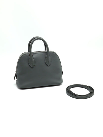 HERMES Mini bolide - 杏仁綠銀