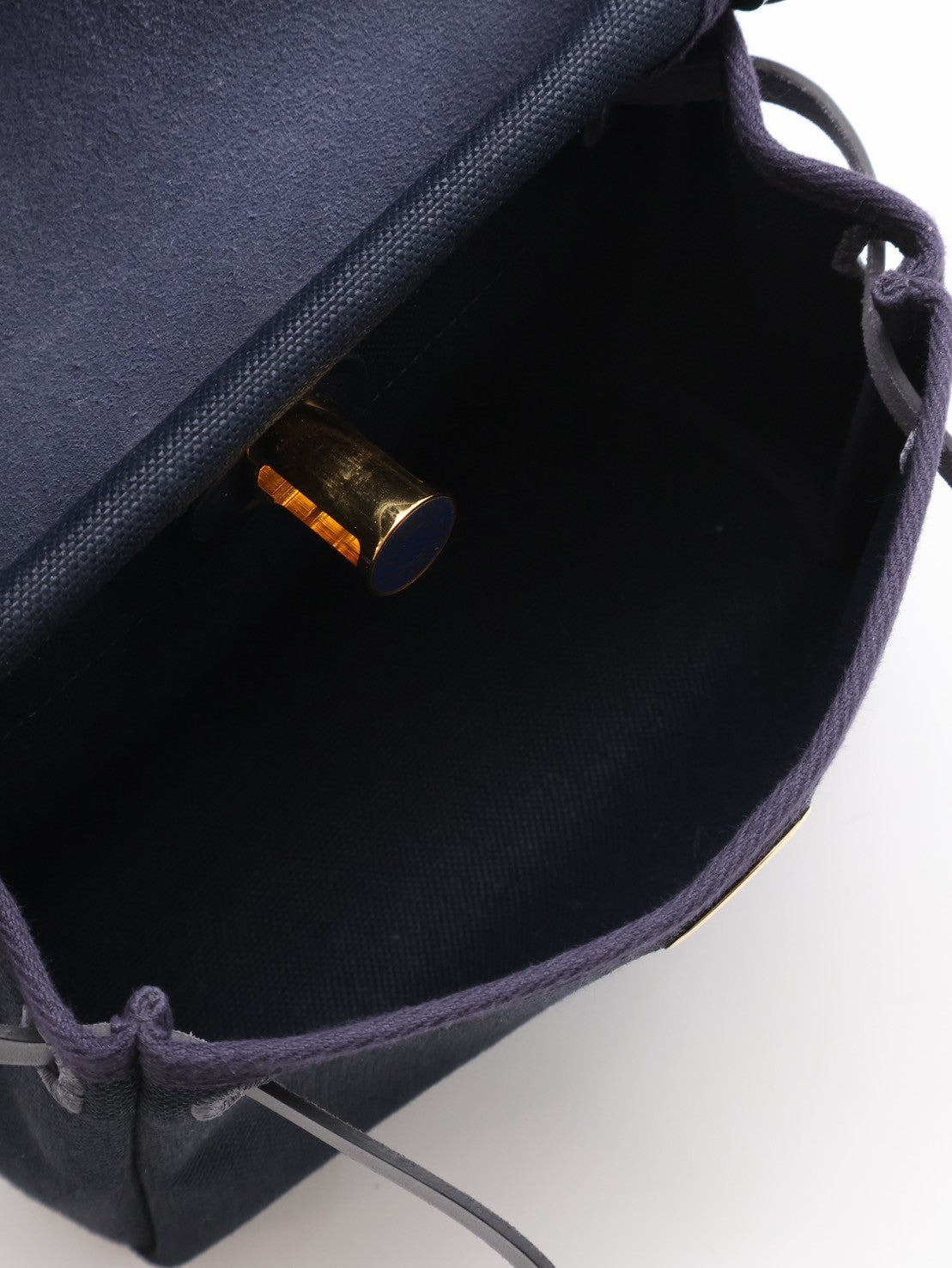 HERMES Herbag zip 20 - 綻藍琺瑯金釦 K