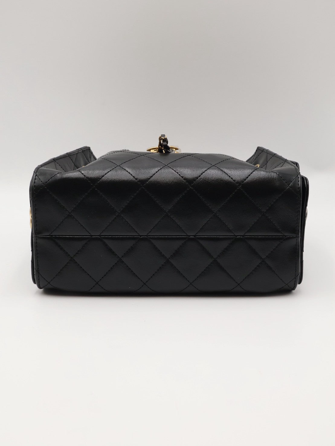 CHANEL 25 Mini Hobo Bag - 油蠟皮黑金銀