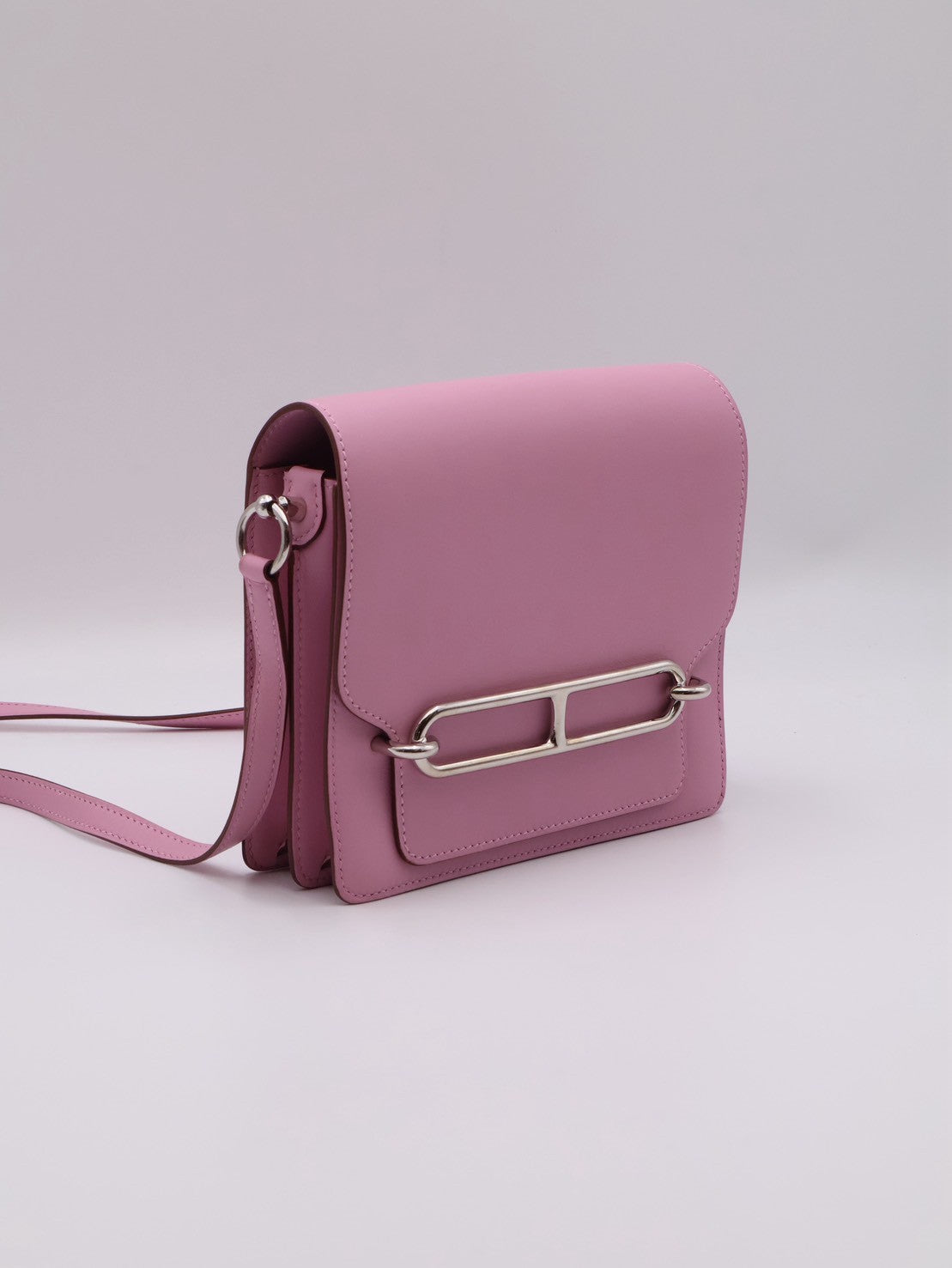 HERMES Mini Roulis - Mauve Sylvestre X9錦葵紫銀 U