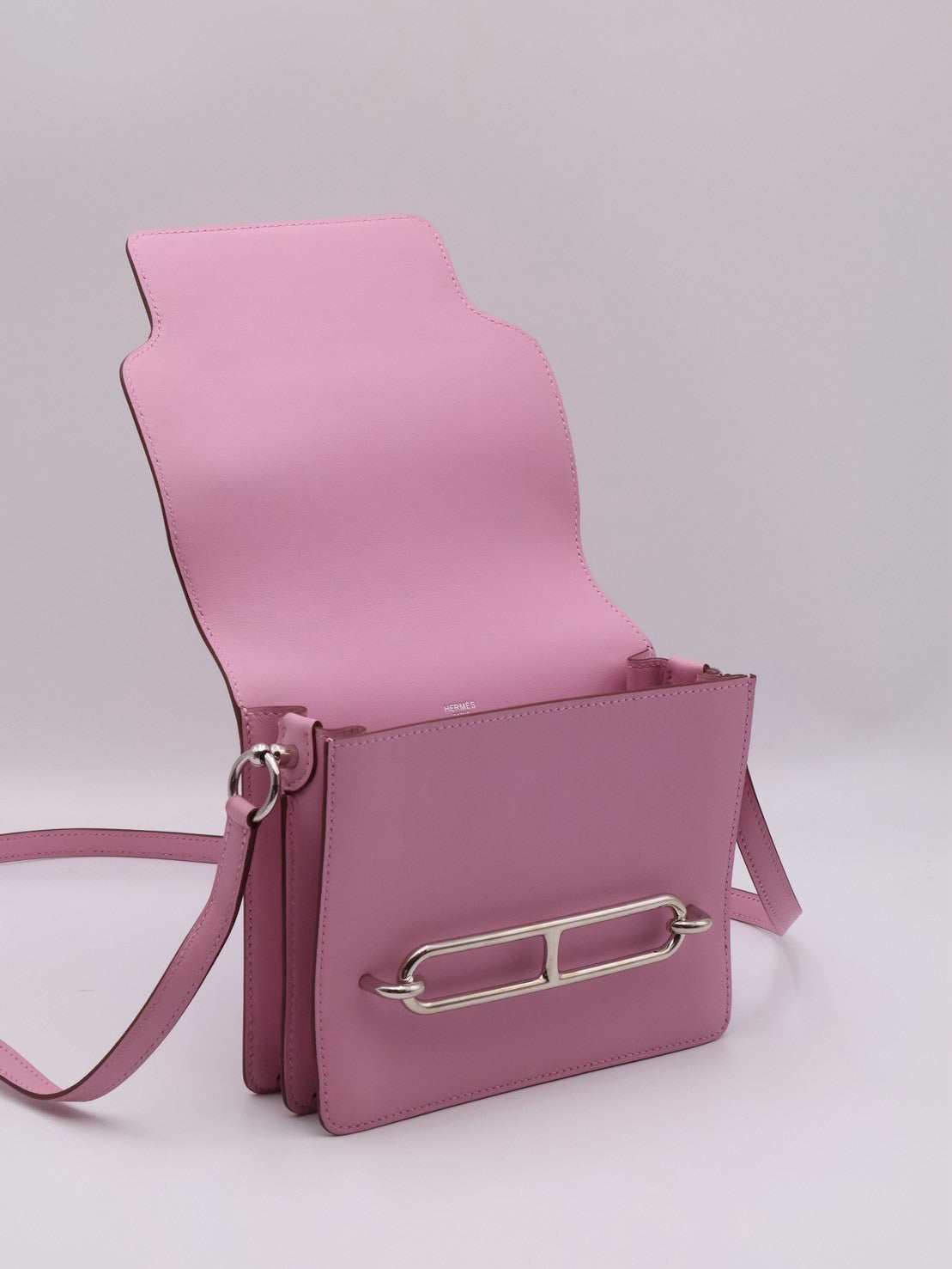 HERMES Mini Roulis - Mauve Sylvestre X9錦葵紫銀 U