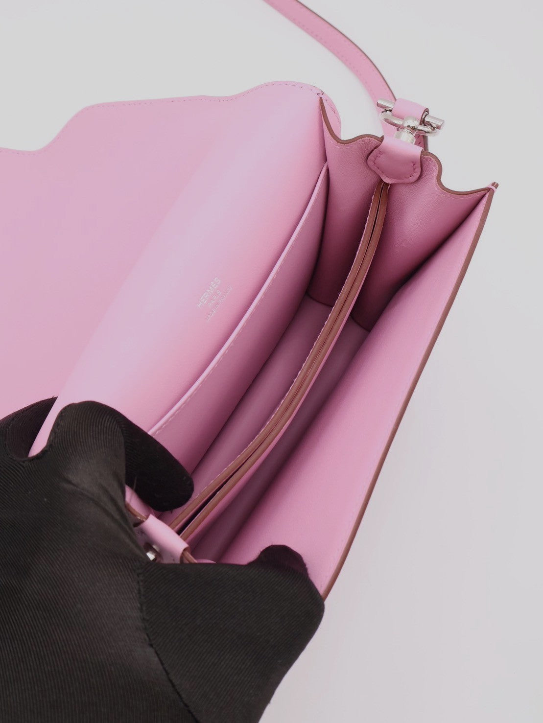 HERMES Mini Roulis - Mauve Sylvestre X9錦葵紫銀 U