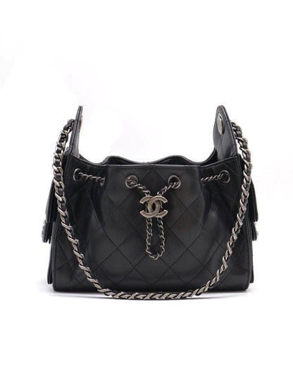 CHANEL 25 Mini Hobo Bag - 黑銀