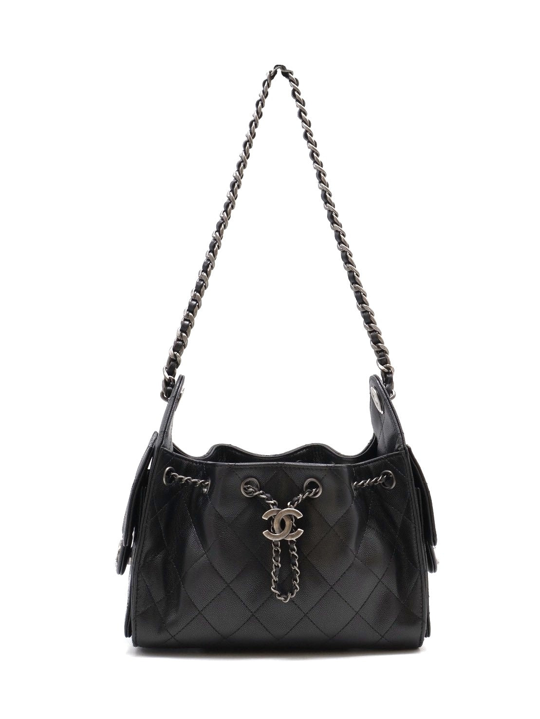 CHANEL 25 Mini Hobo Bag - 黑銀