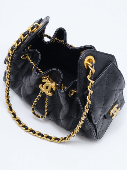 CHANEL 25 Mini Hobo Bag - 黑金