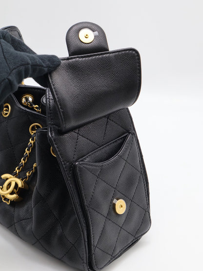 CHANEL 25 Mini Hobo Bag - 黑金