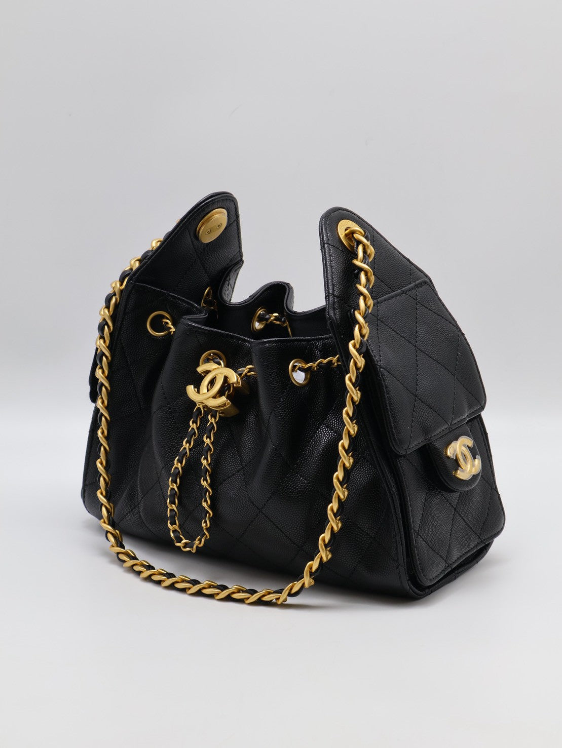 CHANEL 25 Mini Hobo Bag - 黑金