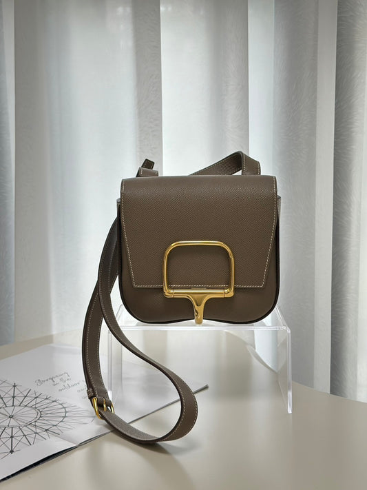 HERMES Della mini - 灰金 U
