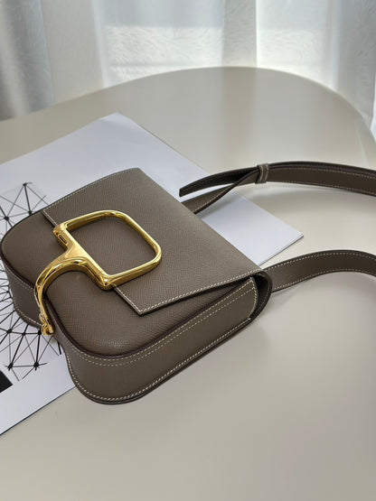 HERMES Della mini - 灰金 U