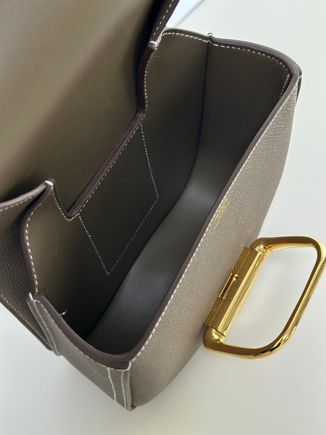 HERMES Della mini - 灰金 U