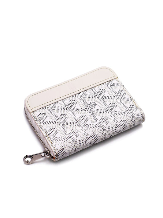 GOYARD Matignon拉鍊零錢包 - 迷你白